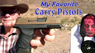 Five Excellent Concealed Carry Pistols - Yes, I Still Carry a Sig! - FN - Beretta - S&W - Glock
