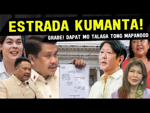 SH0CKING! Grabe na ito! PBBM Walang Kawala Lahat sa Matinding Pasab0g ni Jinggoy at JV Ejercito?