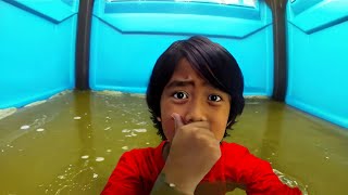 Ryan’s World Flooded The Porta Potty…