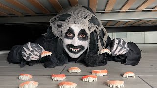 Monster goes live 👻😂