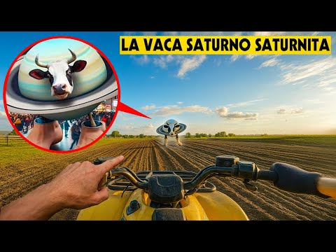 DRONE catches LA VACA SATURNO SATURNITA ESCAPING in REAL LIFE!! (run FAST!) ITALIAN BRAINROT