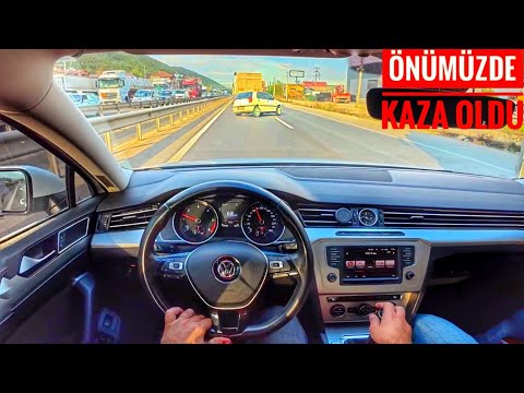 ÖNÜMÜZDE KAZA OLDU! | VW PASSAT KULLANDIM | DİZEL MANUEL | ANILARI YAD ETTİK