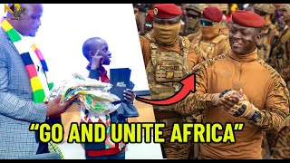 Brave Africa Son Asks Capt. Traore to Unite Africa, Left Cowards Speechless