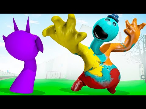 DURPLE SPRUNKI VS DOEY THE DOUGHMAN In Garry`s mod