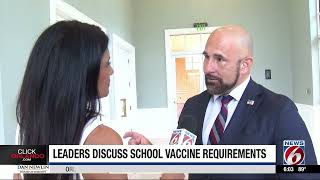 FLORIDA FIRST LADY CASEY DESANTIS AND LT. GOVERNOR JAY COLLINS VACCINES 6PM