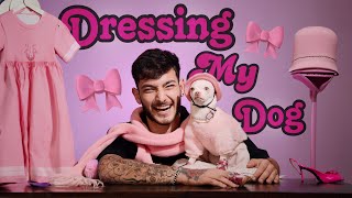 Dressing Niki my mad chihuahua (she bites me😱) | PT.1
