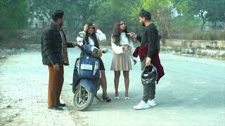 लड़की को पकड़ा बिना हेलमेट का @Vishnukofficial_99 @Vishnukvlogs775 @TheVishnu159