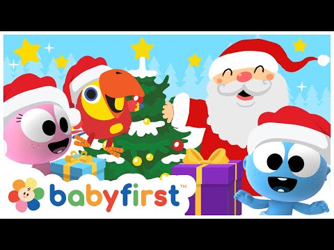 Happy Holidays 2024 | Christmas Videos for Kids with Color Crew, GooGoo, Larry & more | BabyFirst TV