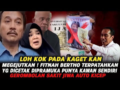 Mengejutkan❗Fitnah Bertho terpatahkan, yg dicetak dipramuka punya teman sendiri