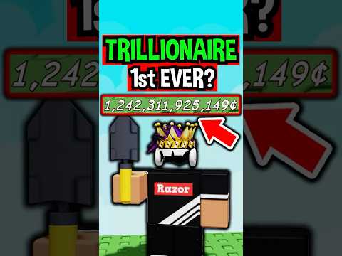 First TRILLIONAIRE in Roblox Grow a Garden..
