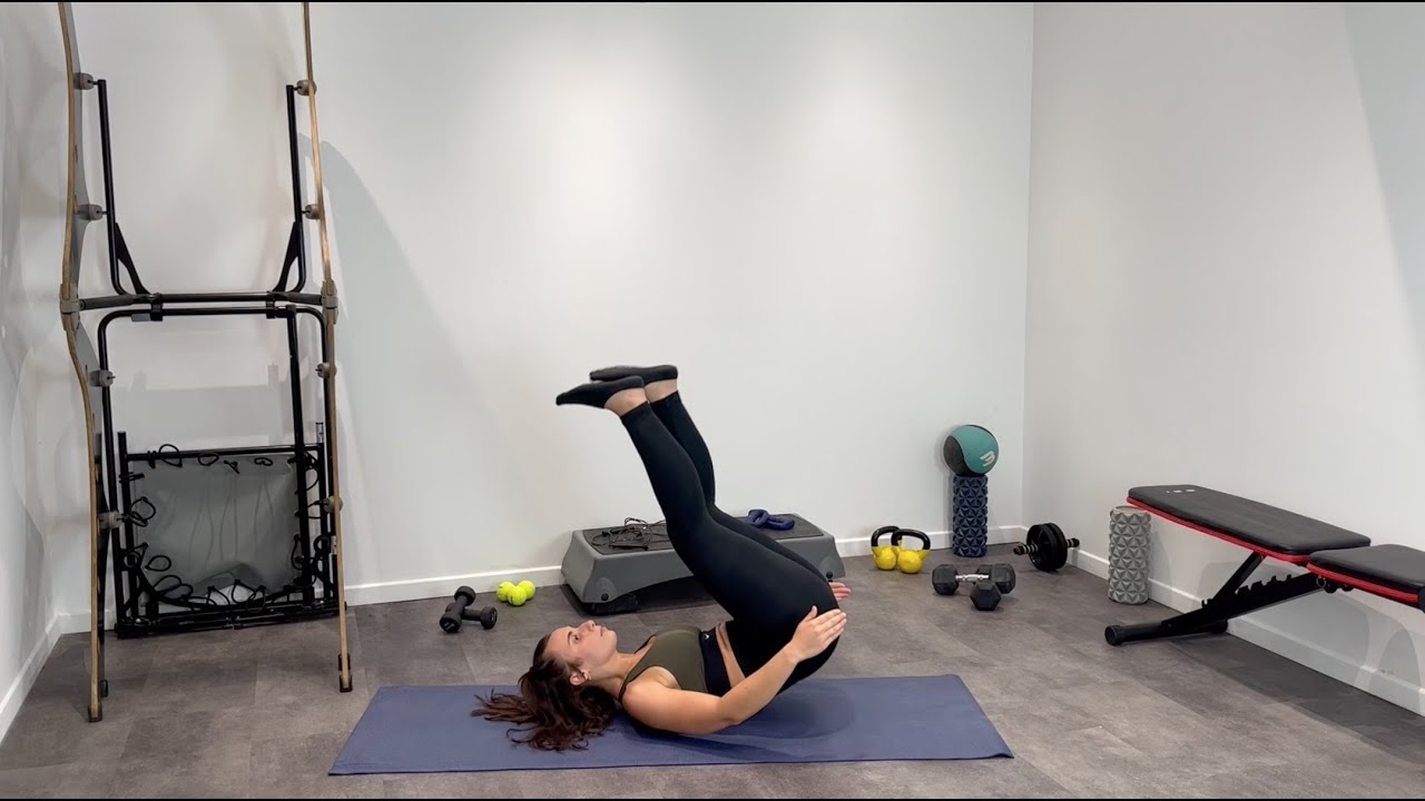 Burpees inversés jambes croisées