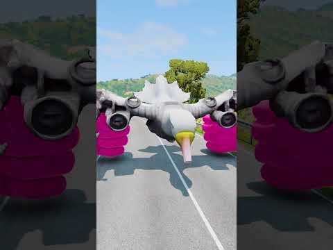 Wacky Italian Characters  Brainrot Bollards in the Ultimate Hand Thanos Challenge! – BeamNG.Drive
