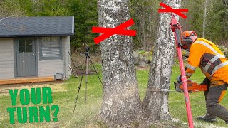 Would You Trust Your Chainsaw Skills in This Situation?
