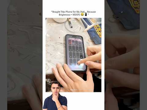 Secret iPhone Hack! 1000% Brightness โ๏ธ๐ฑ #shorts #lifehacks #phone #iphone
