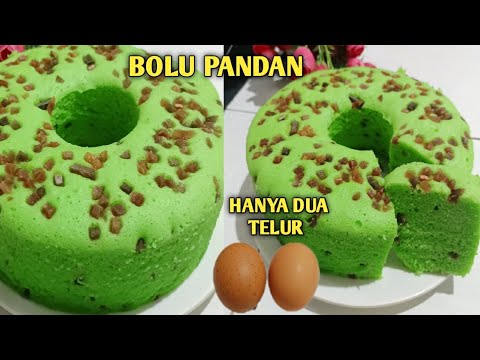 TIPS MEMBUAT BOLU PANDAN SUPER LEMBUT DUA TELUR