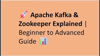 "Apache Kafka & Zookeeper Masterclass 💡 From Zero to Hero in One Video!" #bigdata #devops #kafka