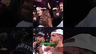 AJ Joshua KNOCKS OUT Jake Paul! Unbelievable KO!! #boxing #jakepaul #antonyjoshua #foryou #fighter