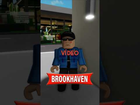 NUNCA ABRA a porta para esse POLICIAL no BROOKHAVEN #shorts