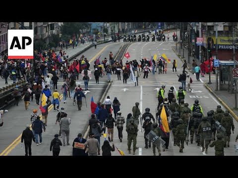 YouTube video thumbnail: Indigenous Alliance Ends Protests in Ecuador After Threat From President