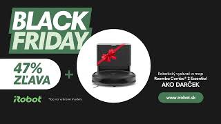 iRobot Black Friday - veľké zľavy až 47 % a robotický vysávač ako darček | iRobot Slovensko 🟢