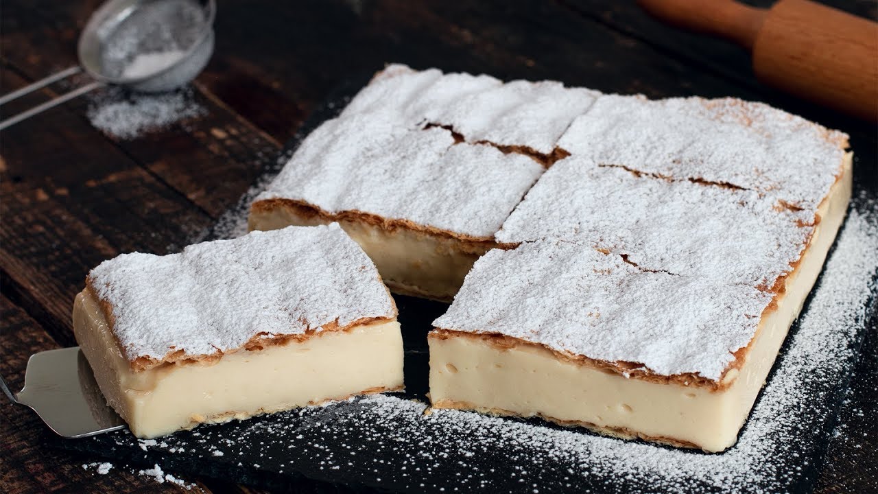 Kremnita - Krempita - Cremeschnitte - Vanilla Custard Cake