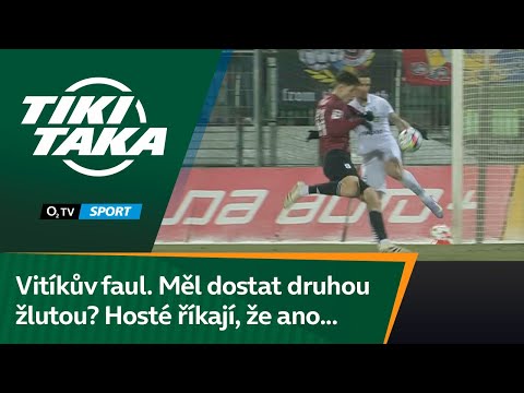 TIKI-TAKA: Měl Vitík dostat druhou žlutou? Dle hostů ano, sudí ji nedal