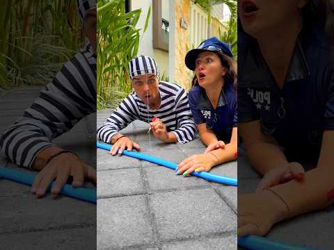 Thief and Policeman - Water Hose 💧🤣🩹