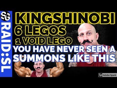 RAID SHADOW LEGENDS | SUMMONS 6 LEGOS 1 VOID LEGO EPIC HUGE MASSIVE INSANE SUMMONS EVER