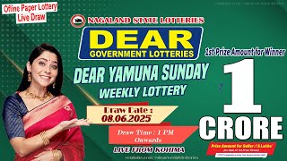 LOTTERY SAMBAD DEAR 1 PM 08.06.2025 NAGALAND LOTTERY LIVE DEAR LOTTERY LIVE LOTTERY SAMBAD