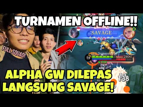 GUE IKUT TURNAMEN MOBILE LEGENDS DAN ALPHA DILEPAS!!