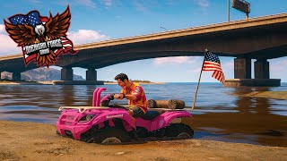SINKING BRUTE FORCE ATV IN THE SWAMP.....! - AFG - GTA 5 RP
