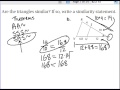 Triangle Similarity and Angle Properties