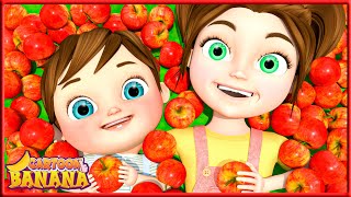 Las Cinco Manzanas y sus Historias - cancion de bebe | Banana Cartoon