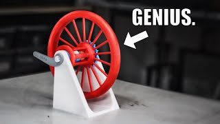 The design of bike wheels is genius.