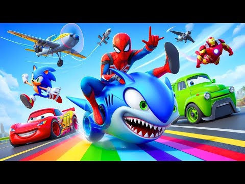 GTA 5 EPIC RAGDOLL SHOW SPIDERMAN VS COLOR MINION FALLS & FAILS LIVE GTA V