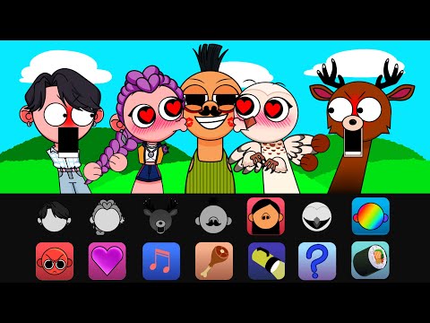 HAMOOD HABIBI.EXE Sprunki Mod / Hamood Family VS Kpop Rumi and Jinu VS Deer and Owl 99 Nights