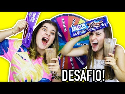 MILKSHAKE MALUCO COM ROLETA!😱🍫🥤 (DESAFIO!)