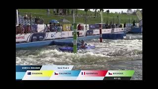 MS juniorů 2023 Krakow kayakcross - semifinále