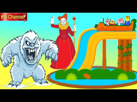 CẢ NHÀ ĐI CHƠI CÔNG VIÊN TRÒ CHƠI VUI NHỘN NHƯNG GẶP YETI NỮ HOÀNG ĐỎ
