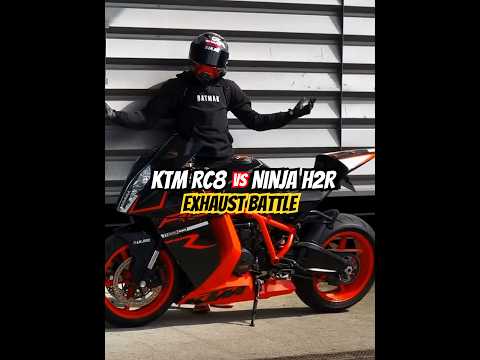 ktm RC8 VS Kawasaki ninja H2R āĻāĻĻā§āϰ āĻŽāϧā§āϝ⧠exaust āϏāĻžāĻāύā§āĻĄ āĻ āĻāĻā§āĻāĻ āĻāϰāϞ⧠āĻā§ āĻāĻŋāϤāĻŦā§ ? #shorts #exaustsound