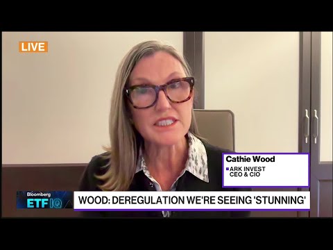 YouTube video thumbnail: Ark's Cathie Wood Discusses Crypto, Inflation & Ipos