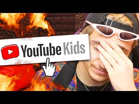 JE DÉCOUVRE YOUTUBE KIDS (C'est horrible)