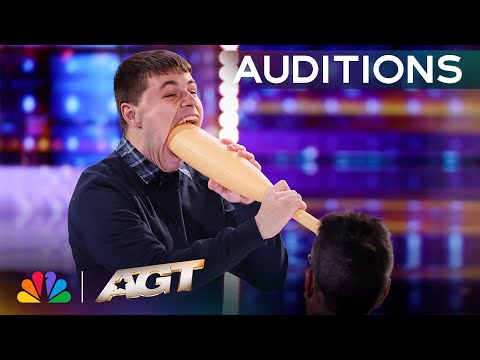 You Won’t Believe What Isaac Johnson Fits in His MOUTH! | AGT 2025