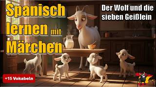 Spanisch lernen: Kannst du die Geißlein vor dem Wolf retten? – A2 (3-Schritte-Methode)