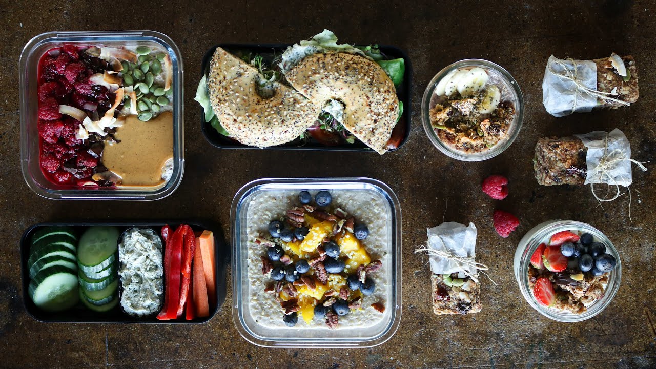 MAKE-AHEAD VEGAN BREAKFAST IDEAS quick & easy to-go