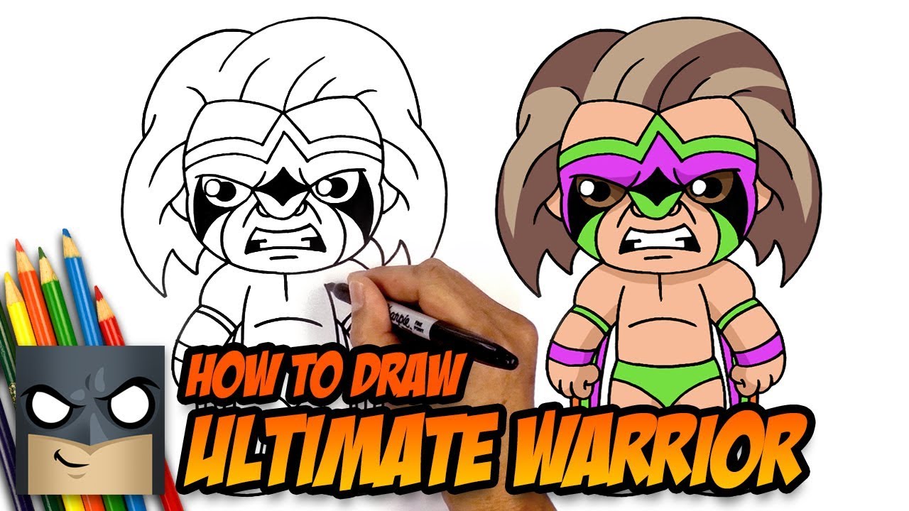 How to Draw Ultimate Warrior - WWE Superstars