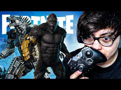 YA TENGO A GODZILLA Y A KONG EN FORTNITE (100% real)