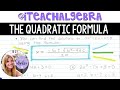 Solving Quadratic Equations with the Quadratic Formula