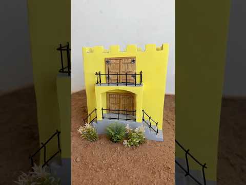 Construção castelo pré histórico rústico #shorts