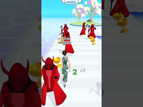 Angel 👼 girl and devil 😈 girl destiny run #shorts #gaming #ytshorts